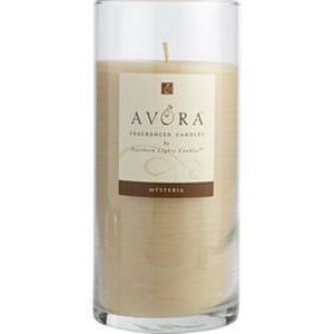 Northern Lights Candle Company Avora Sandstone scented 3.5" x 9" pillar candle